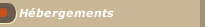 Hébergements